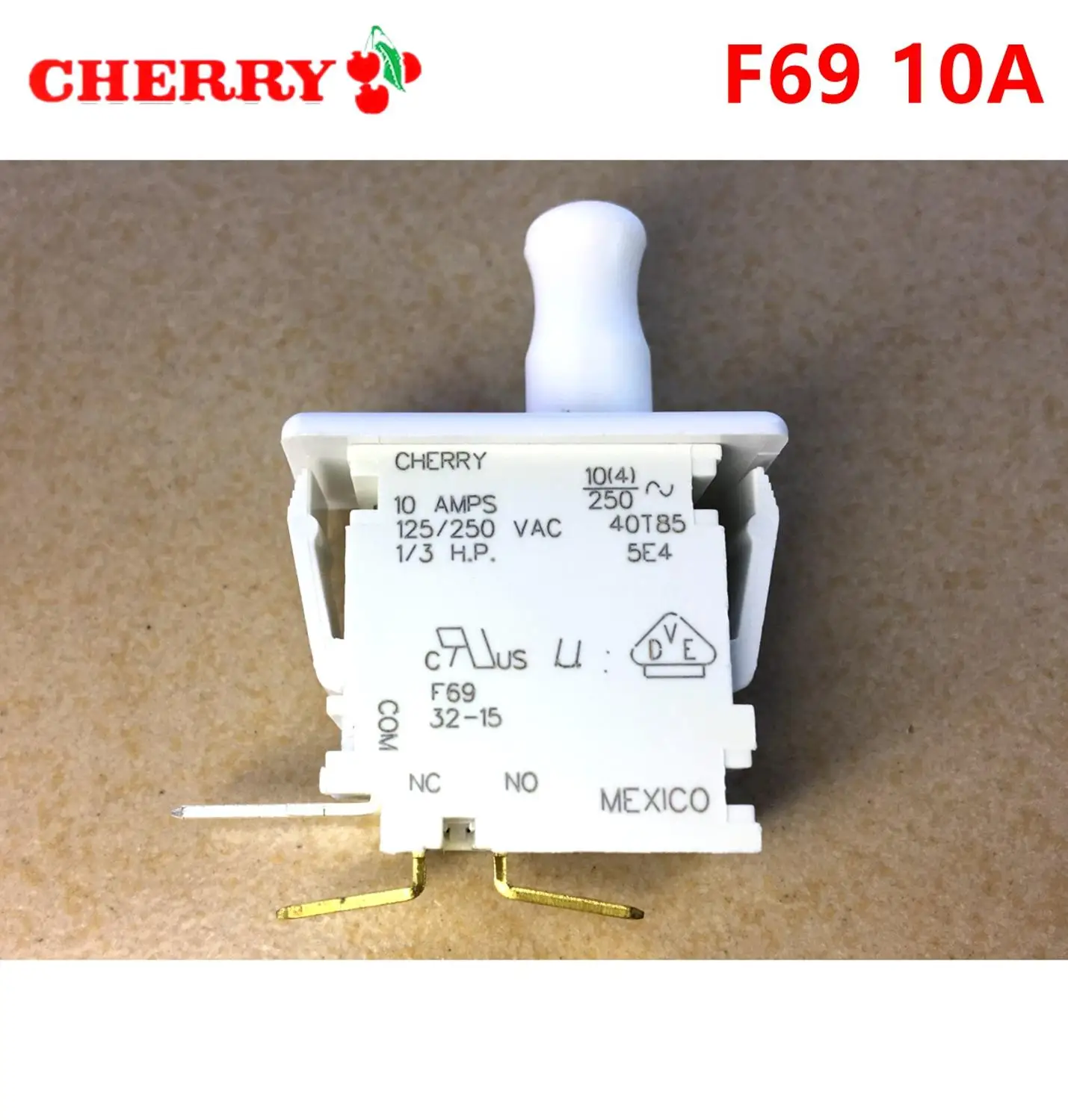 Оригинальный переключатель CHERRY F69 10A 10 А 1/3HP 40T85|Выключатели| |