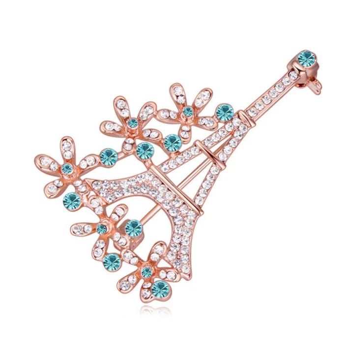 2021 Европейская мода ювелирные изделия Love the Eiffel Высококачественная брошь для