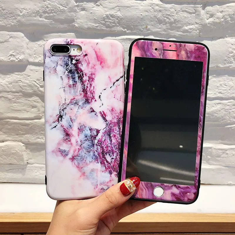 Мягкий IMD чехол Boucho для телефона сумки iPhone X 6 6s 7 8 Plus красочный классический