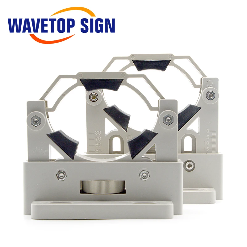 WaveTopSign СО2 держатель лазерной трубки поддержка регулировки ДИА. 50-80 мм крепление гибкая пластиковая поддержка для СО2 лазерная гравировальная машина