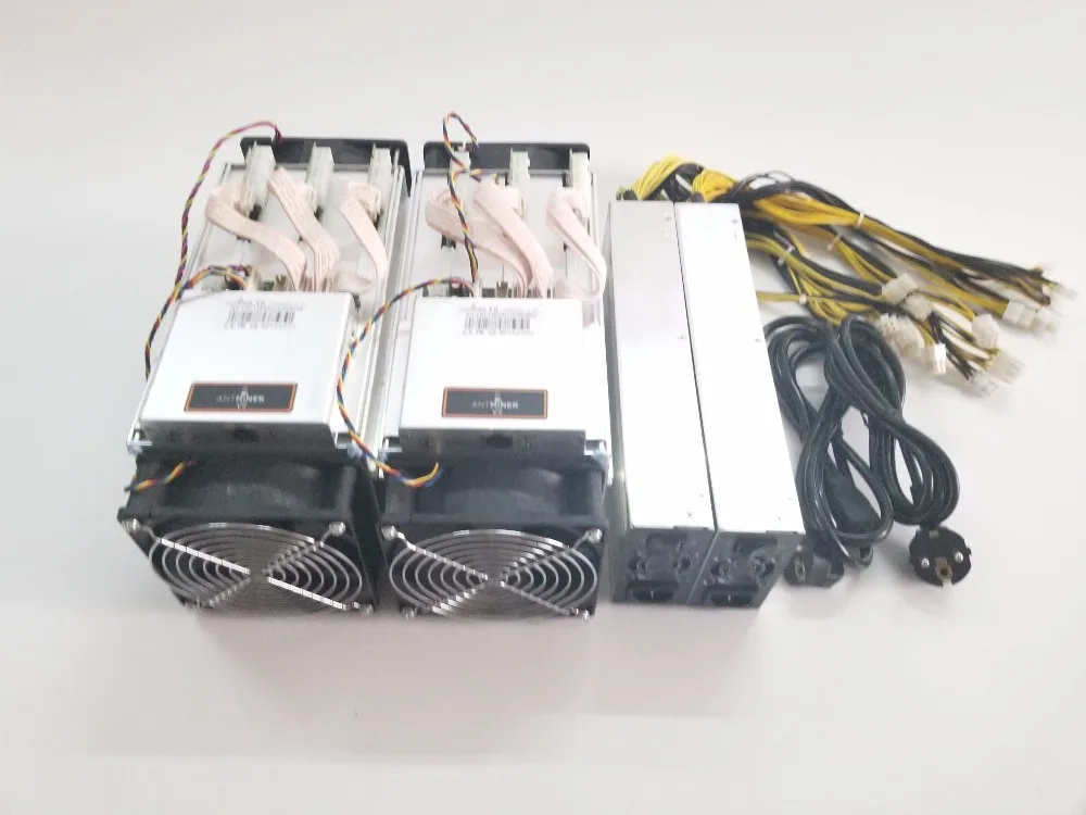 Майнер для биткоинов AntMiner V9 2 шт. 4T 4 терахэш/с с PSU асик Btc BCH лучше чем S9 S9i T9 + WhatsMiner M3