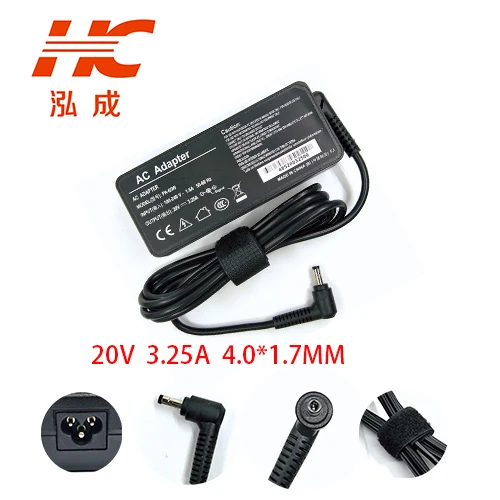 

PA-65W 20V 3.25A 4.0*1.7mm ADLX65CDGE2A AC Adapter Charger For LENOVO YOGA 710 510 5A10K78753 01FR142 Power Supply Adapter