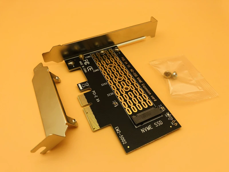 Новинка PCIE M2 Riser Card PCI E Express 3 0 X4 к NVMe M.2 M ключ NGFF SSD адаптер Поддержка 2230 2242 2260 2280