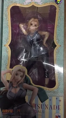 Фигурку Наруто Tsunade аниме модель мультфильм куклы ПВХ см 21 Японская статуэтка для