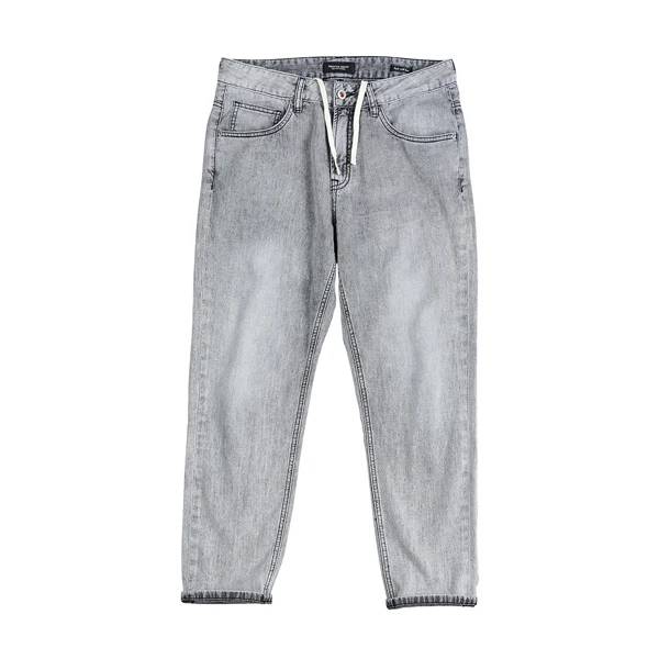 light grey Мужские джинсы длиной до щиколотки SIMWOOD, брюки из денима на лето/осень,, джинсовые брюки, 190345 - Цвет: light grey