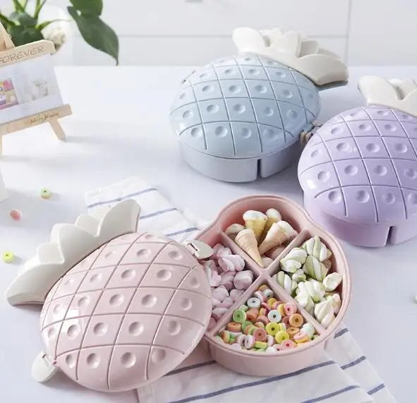 1 шт. в форме банана/ананаса пищевая пластиковая чаша для фруктов закуски