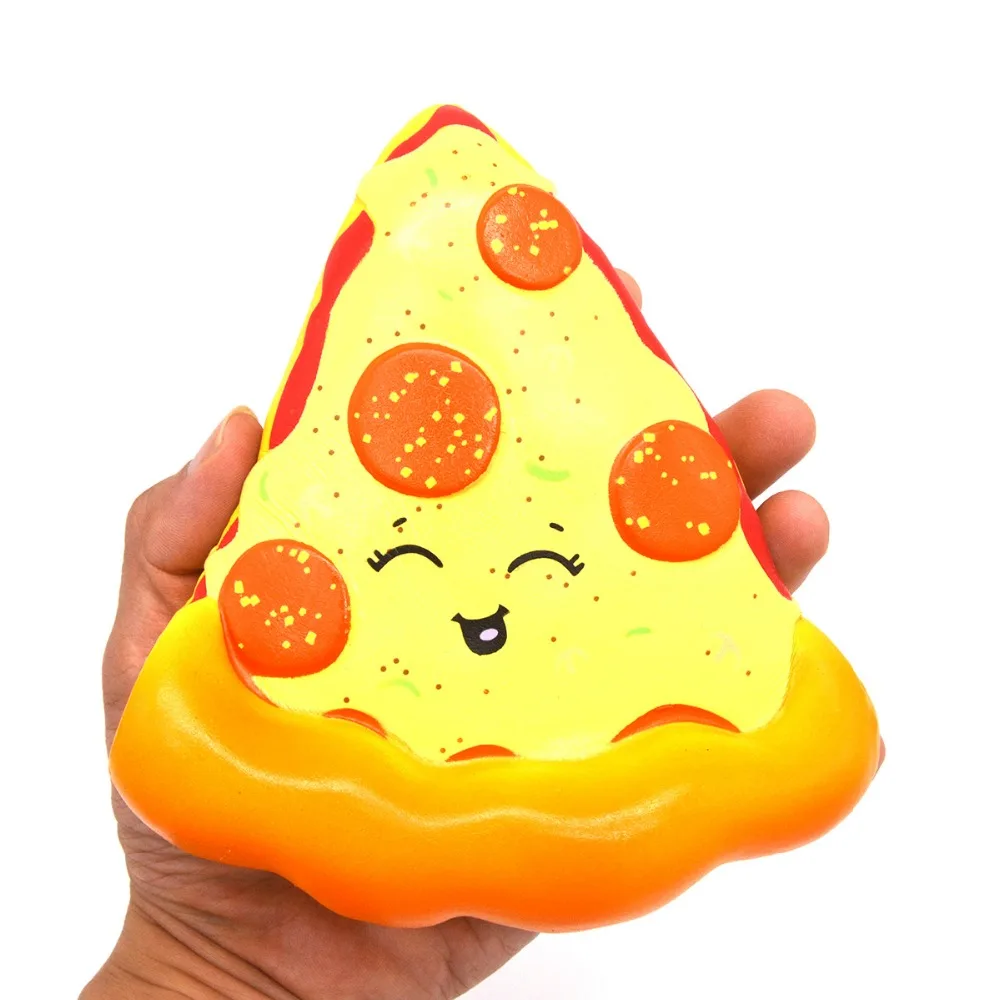 1 шт. Kiibru мягкими пиццы вкусные замедлить рост Jumbo хлеб Kawaii Мультфильм Дети подарок ручной Подушка оригинальной упаковке игрушки
