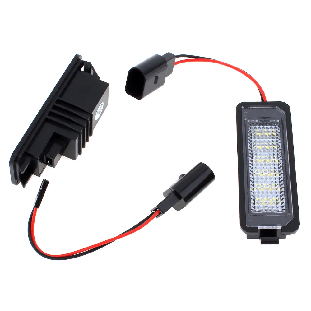 2 шт. подсветка заднего номерного знака с кнопкой переключения багажника для