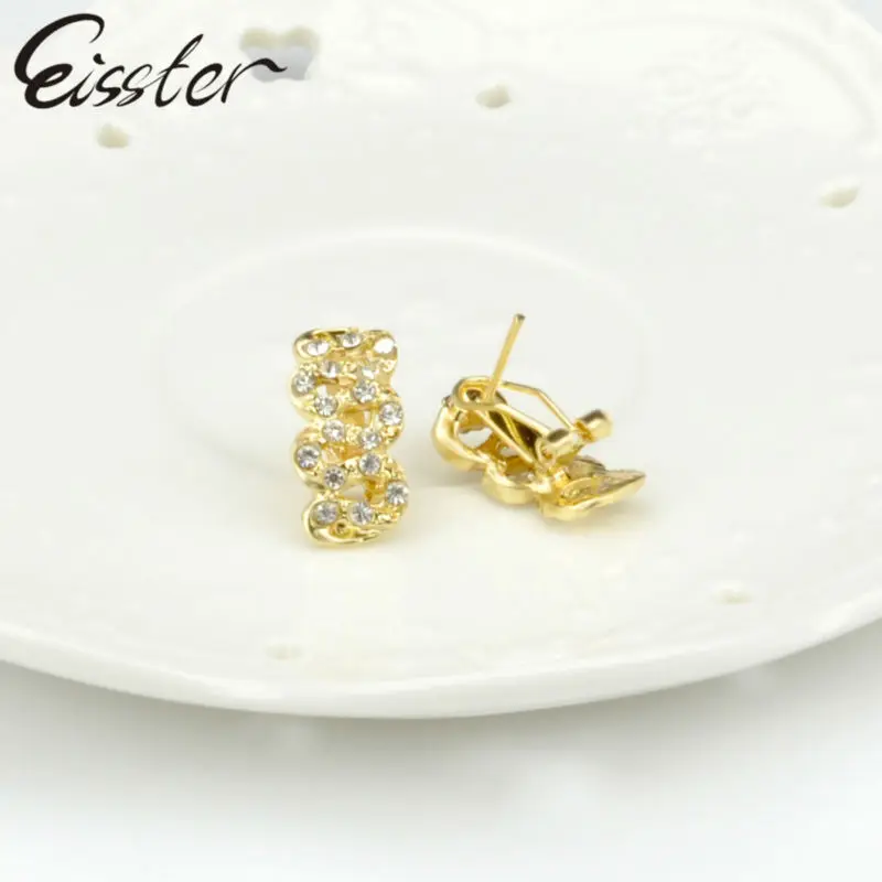 Eisster Women's African Beads Jewelry Sets Women Wedding Set 2017 New Ethiopian Gold Color Crystal Bridal Sieraden | Украшения и