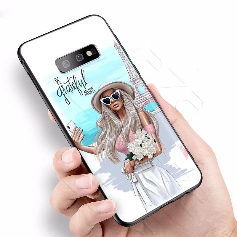 Lavaza мода для малыша и мамы Королевы девочек чехол Samsung Галактики S6 S7 край J6 S8 S9 S10