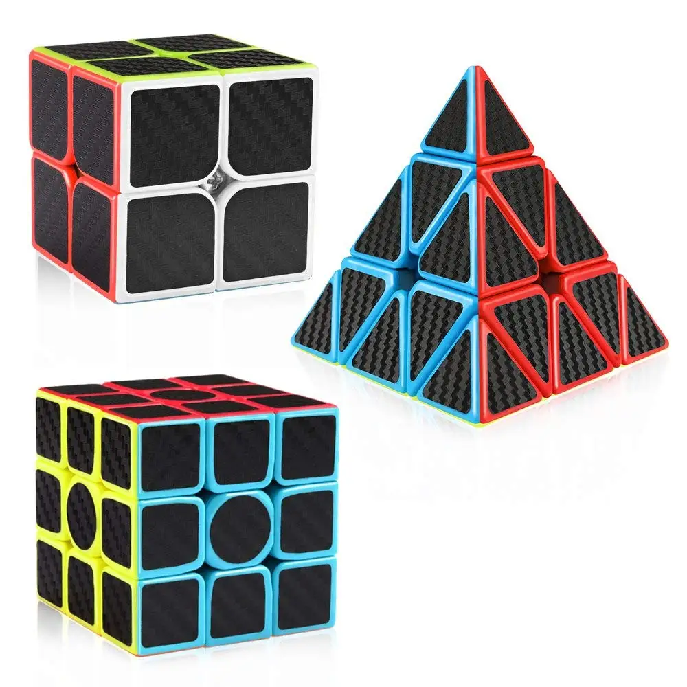 D FantiX углеродное волокно 2x2x2 3x3x3 Профессиональный высокоскоростной Набор кубиков