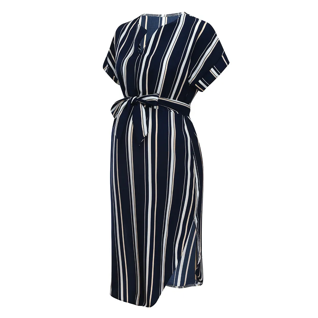 Платье для беременных полиэстер 2019 модные женские летние платья с коротким