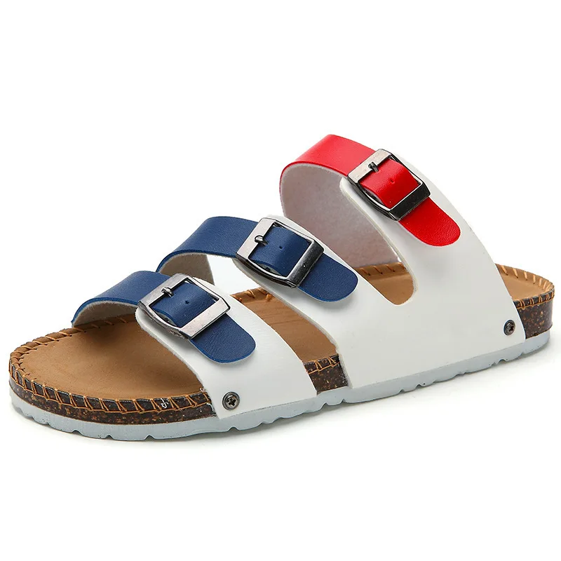 2015 Sandals Women Flats Flip Flops Cork Slippers Men Sandal Shoes Woman Zapatos Mujer Plus Size: 6-11 # YNS37 | Женская одежда