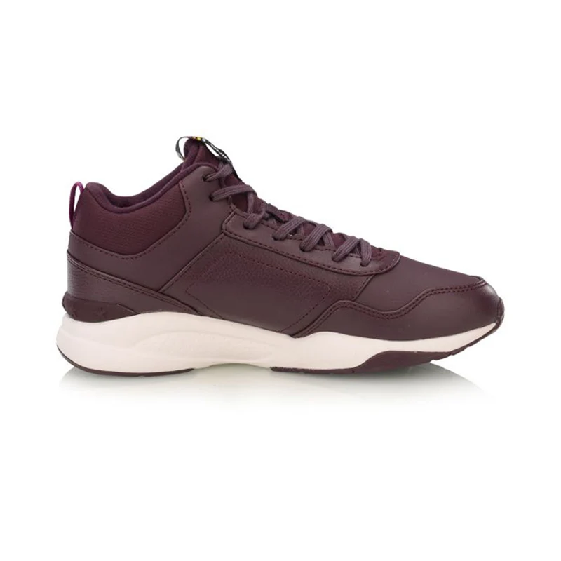 Li-Ning/Женская Классическая обувь для отдыха; теплые флисовые Нескользящие кроссовки с подкладкой; спортивная обувь; AGCN156; YXB251