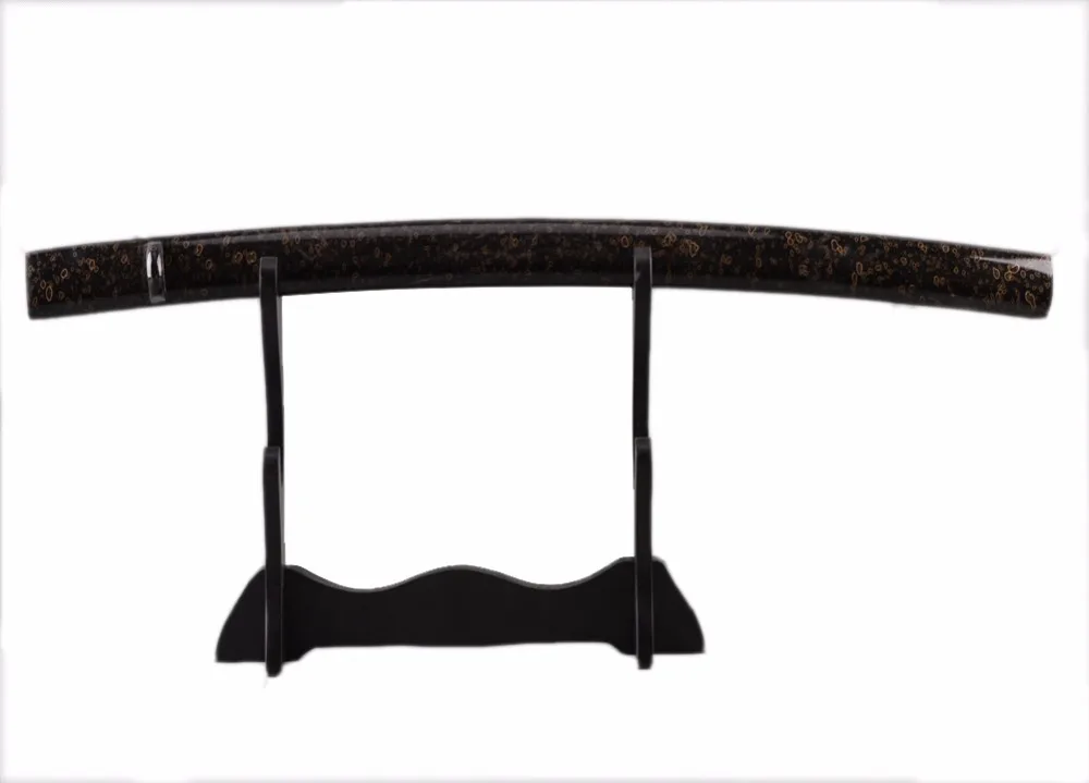 Новое Поступление Золотые Маленькие Круглые узоры черные деревянные Сая ножны