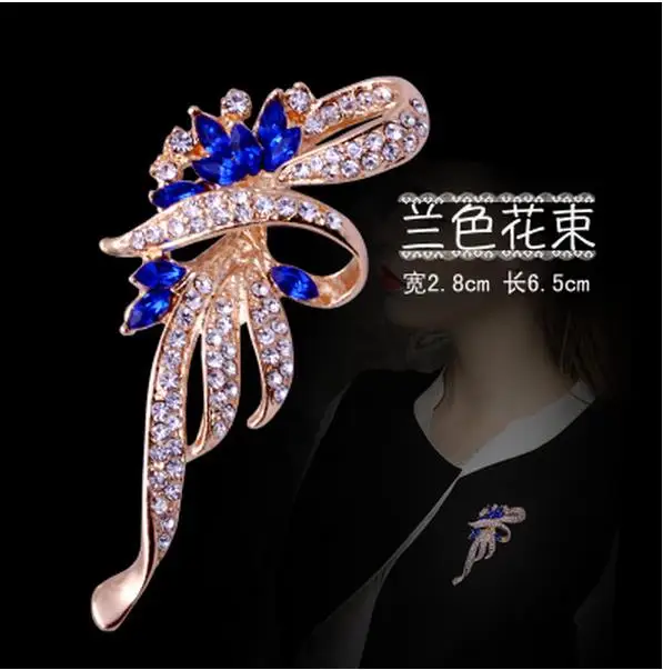 Модная перламутровая брошь броши большие булавки кристалл высокого класса