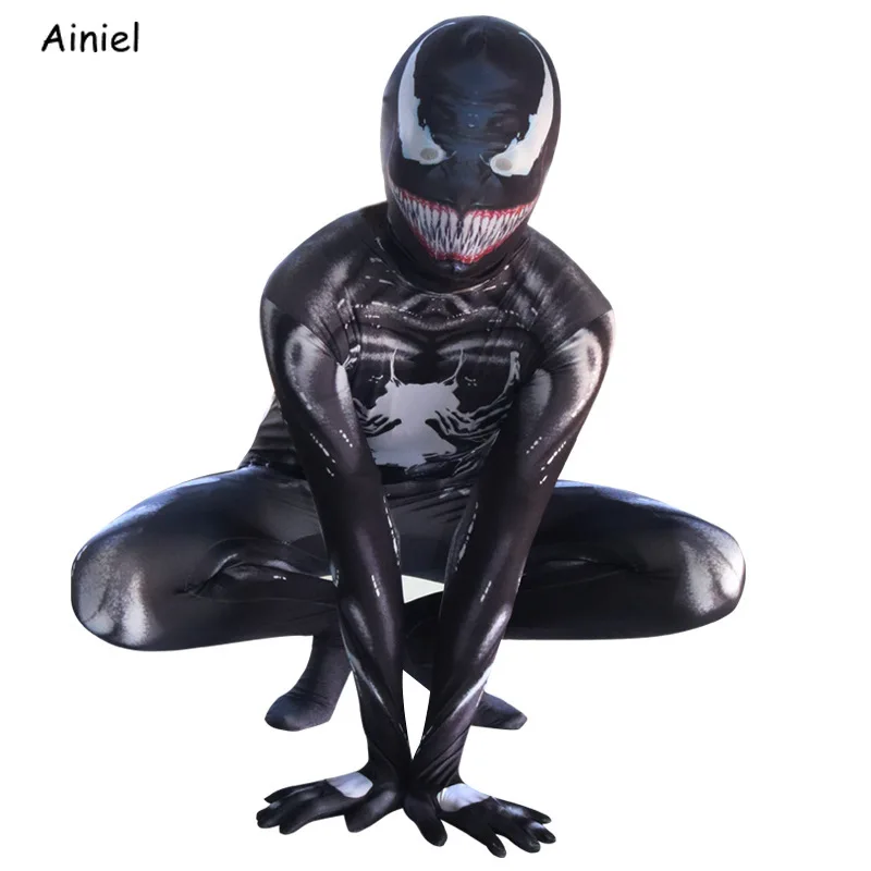 Костюм для взрослых и детей Детский костюм маска зентай Хэллоуина|Костюмы из