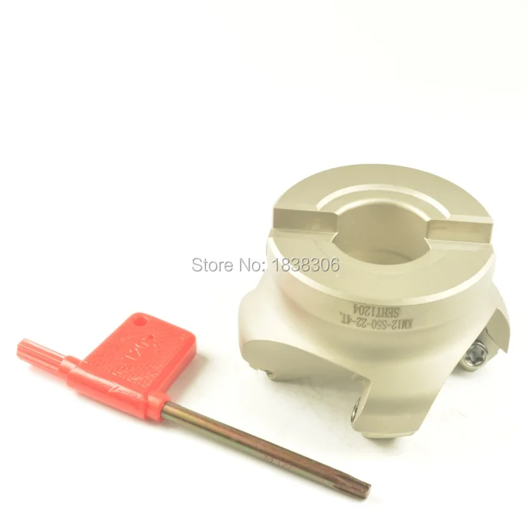 cutting tools mill cutter face cnc 1pcs Face Mill KM12-S50-22-4 CNC Milling Cutter For SEKT 1204 | Инструменты