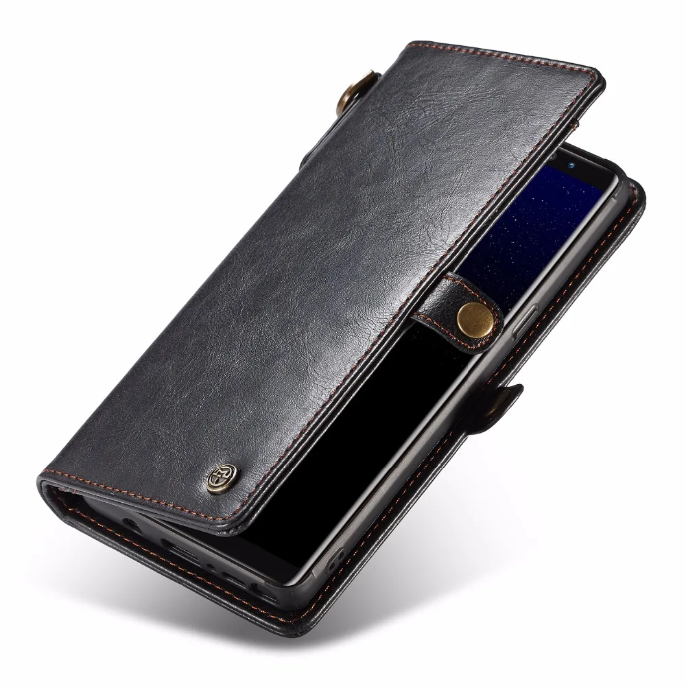 2 in 1 Magnetic Pocket Detachable Flip Case for Samsung Galaxy S8 S9 S10 S20+ Leather Wallet Luxury Note 9 8 10 | Мобильные телефоны