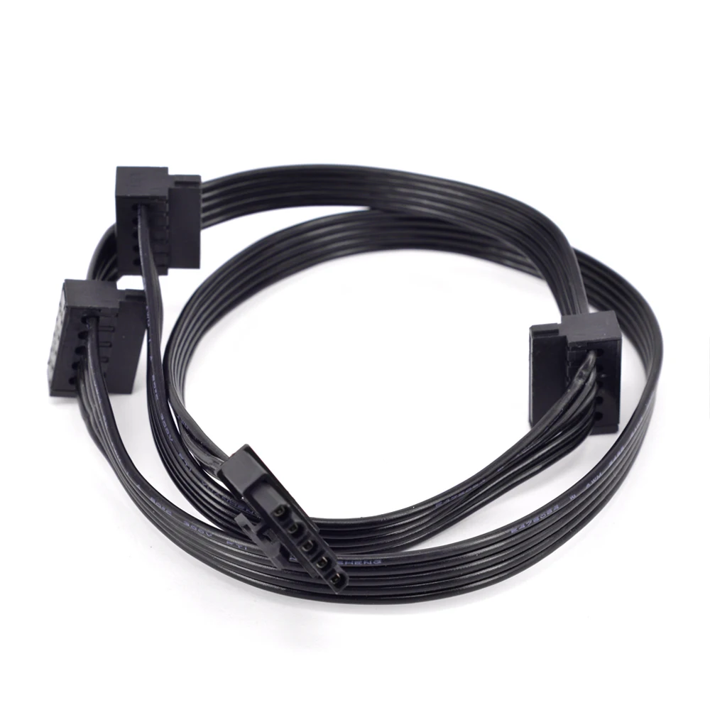 5 контактный кабель питания с разъемом 1 3 SATA 15 разъем для Cooler Master MasterWatt 450 550 650 750 TUF
