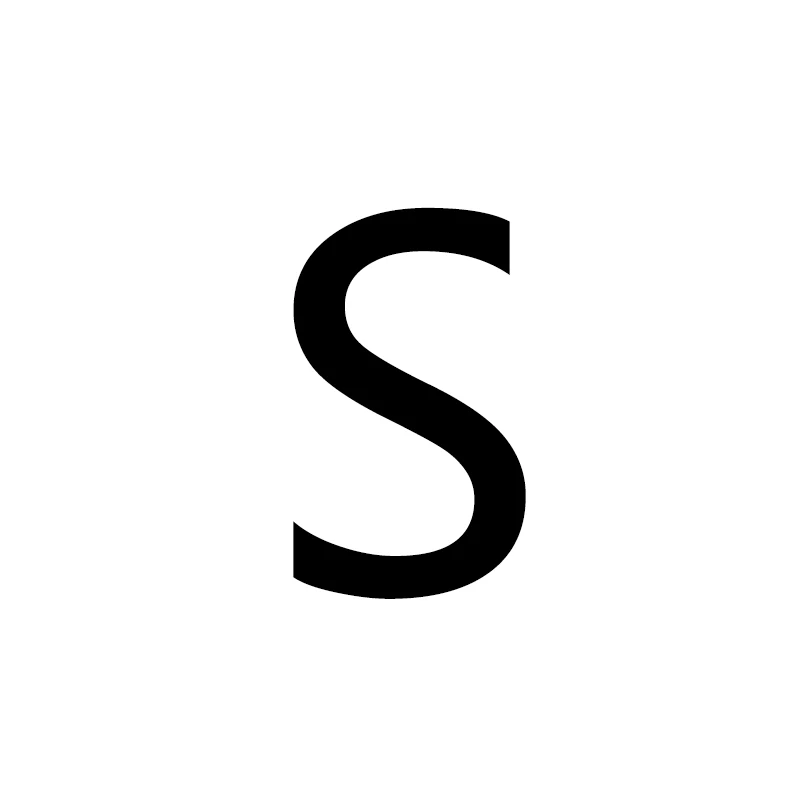 S Я люблю тебя на Луну и обратно/камень ожерелье/A до Z буквы ожерелье s/индивидуальное подвесное ожерелье/сестра подарок - Окраска металла: S