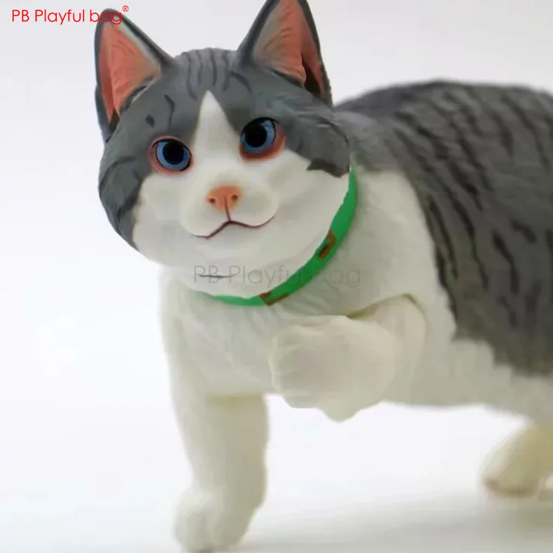 

Игрушечная сумка, модель милой кошки, экшн-фигурка, подвижная детская игрушка, лучшие рождественские подарки, фигурка животного, украшение ...