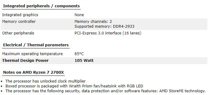 Новый процессор amd ryzen 7 2700X cpu 3 ГГц Восьмиядерный 16-резьбовой 105 Вт TDP processador разъем
