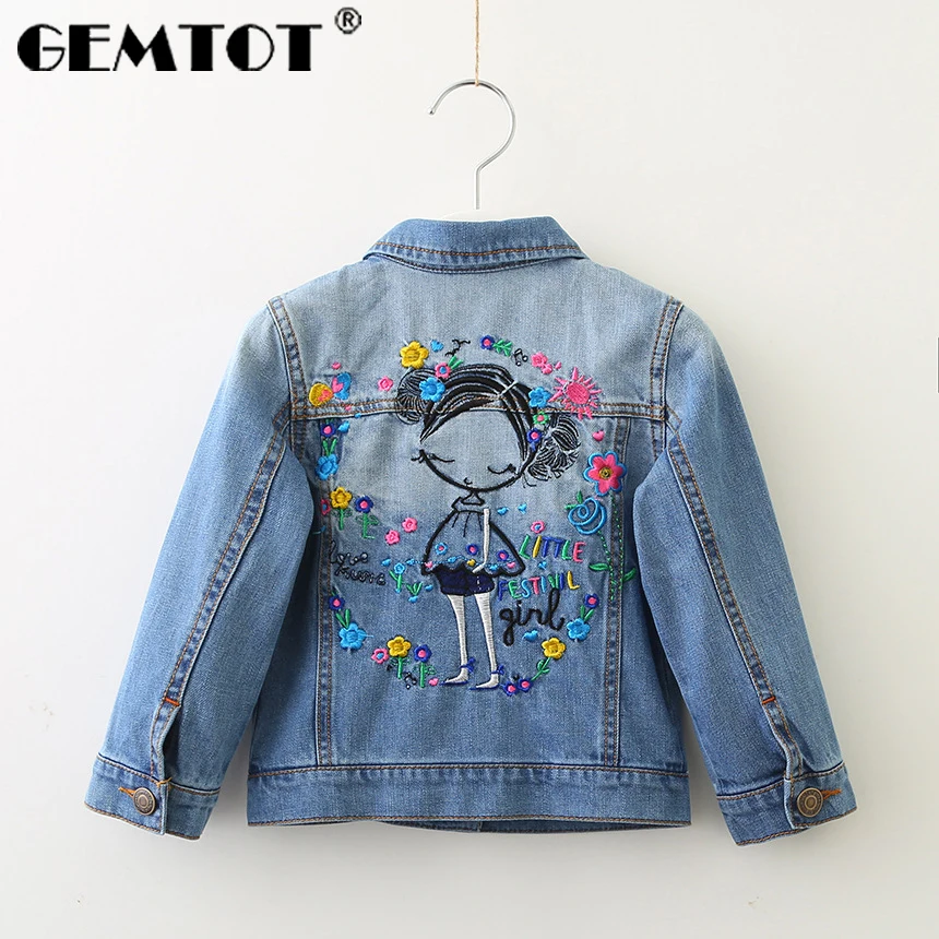 Детская куртка GEMTOT Новинка весна-осень 2019 для девочек в Корейском стиле с