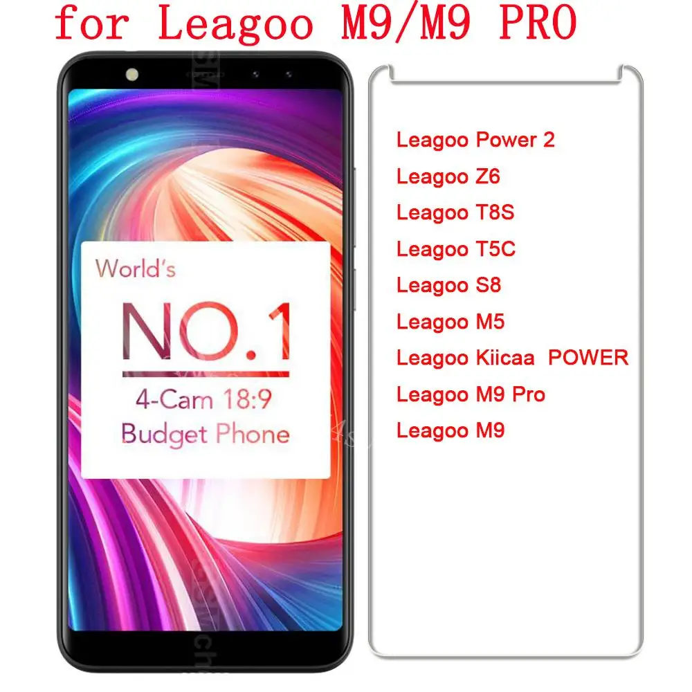 Защита экрана для Leagoo Power 2 Z6 T8S T5C S8 M 5 8 9 M5 M8 M9 PRO закаленное стекло Kiicaa POWER Film |