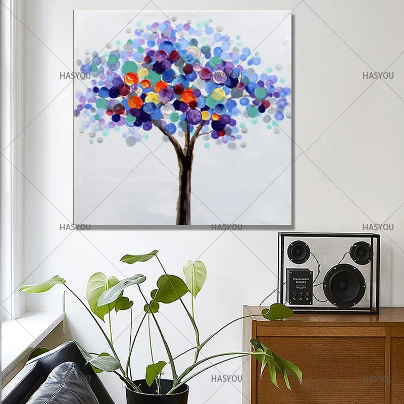 

handmade painting landscape oil Painting from top aritist on Canvas wall Art landscape tree Oil Painting Home Decor wedding Gift