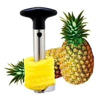 simple and quick stainless steel cut pineapple knife fruit peeler pineapple corer slicers cutter fruit tools kitchen accessorie