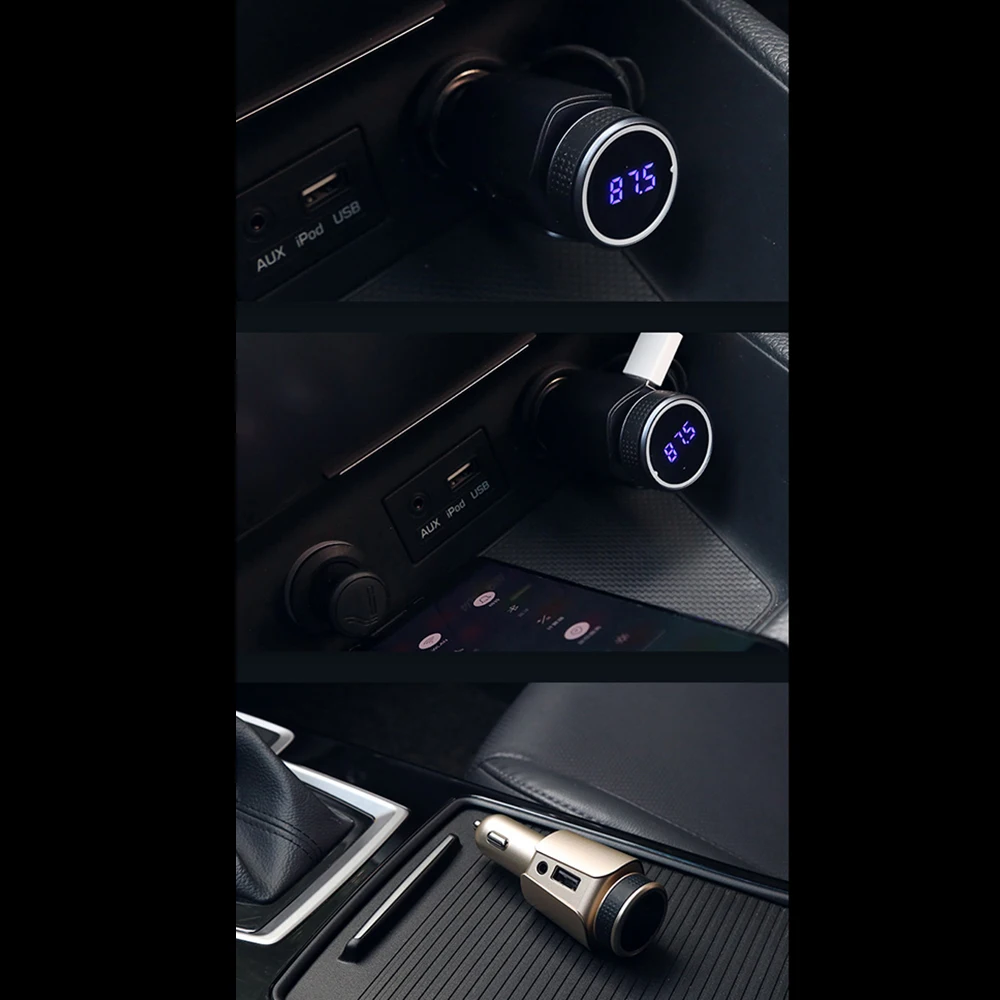 Высококачественный автомобильный Bluetooth приемник Автомобильный MP3 плеер зарядное