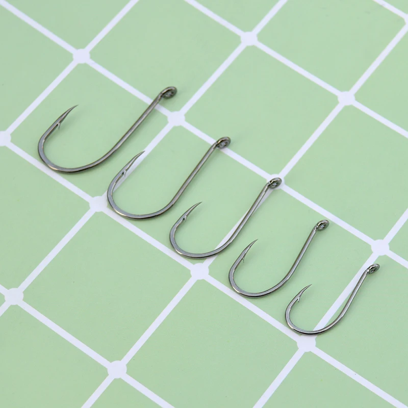 Octopus Beak Fishing Hooks 100pcs/lot High Carbon Steel Offset Point Hook Size 1/0-5/0 8299 | Спорт и развлечения