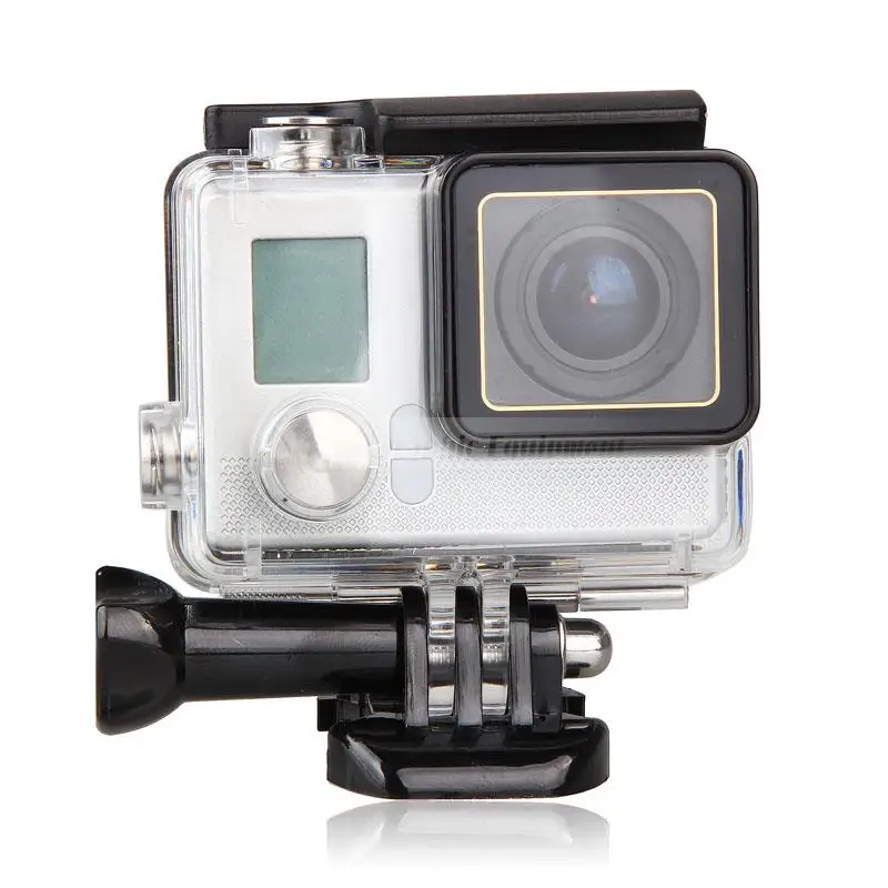 Спортивная мини видеокамера аксессуары подводный водонепроницаемый корпус