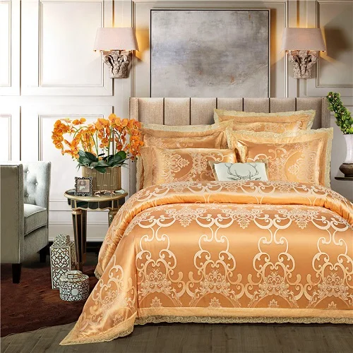bedding set 6 Хлопок и шелк атлас Розовый и красный цвет элитное постельное белье queen King size комплект постельного белья/Стёганое одеяло крышка льняное постельное белье набор funda nordica Кама - Цвет: bedding set 6