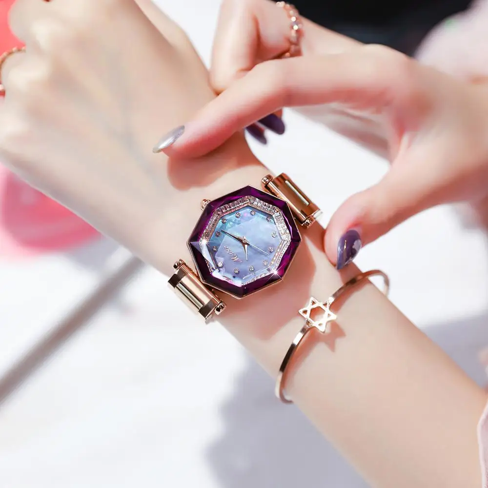 Часы наручные женские из нержавеющей стали со стразами 2019 | Наручные часы