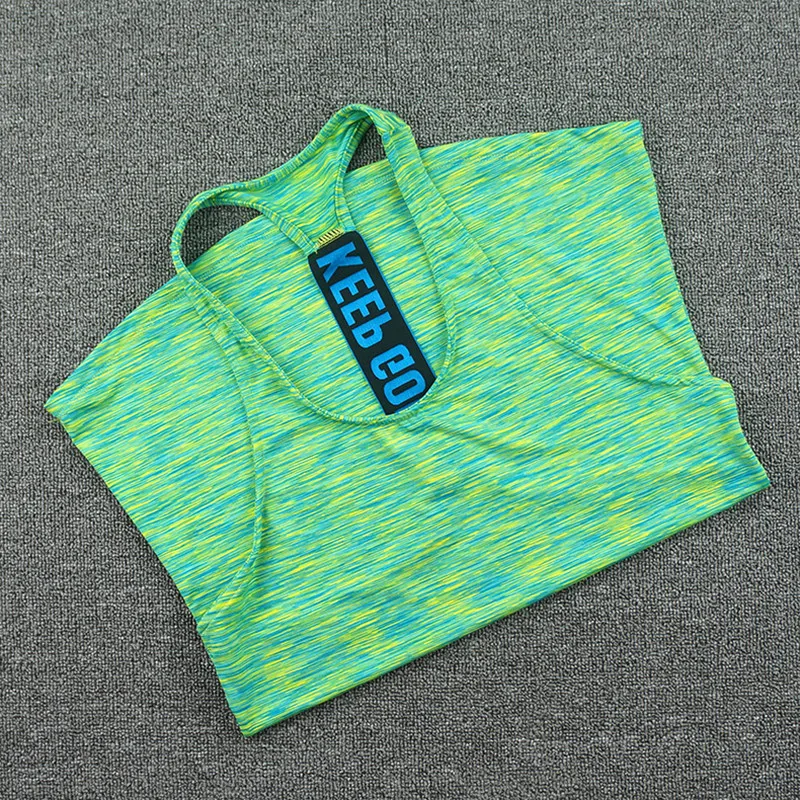 Женская спортивная майка с надписью высокая эластичность дышащий для фитнеса