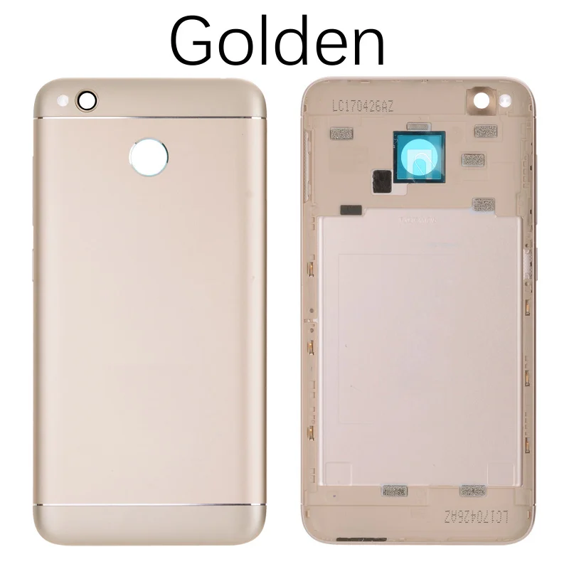 Задняя крышка для Xiaomi Redmi 4x на батарею черный золотой - Цвет: Gold