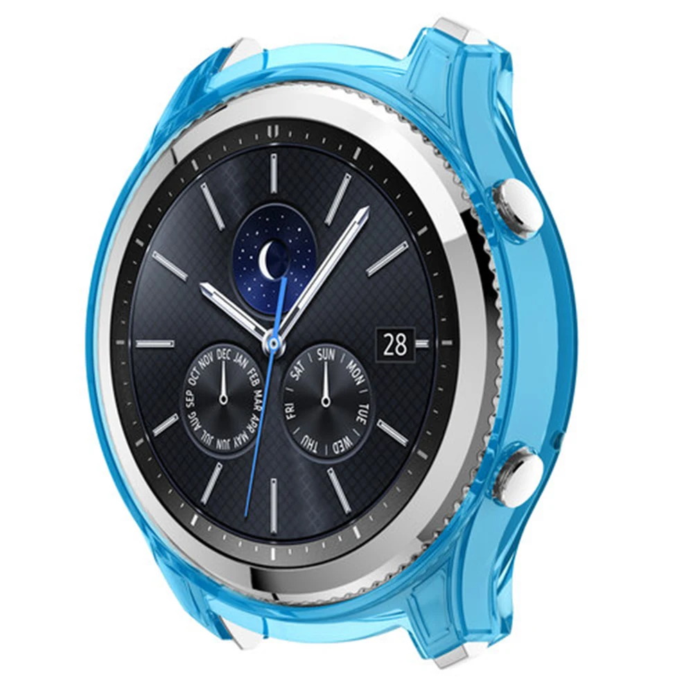 Чехол для часов для samsung gear S3, Смарт-часы, защита экрана, защита от царапин, защита от падения, добавить цвет