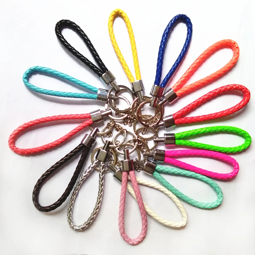 Кольцо для ключей ручной работы из кожи ювелирные аксессуары сделай сам