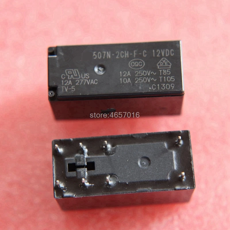 5 шт./лот новые и оригинальные реле 507 2CH F C 12 в пост. Тока 24VDC8PIN 2 на замкнутых А|Реле|