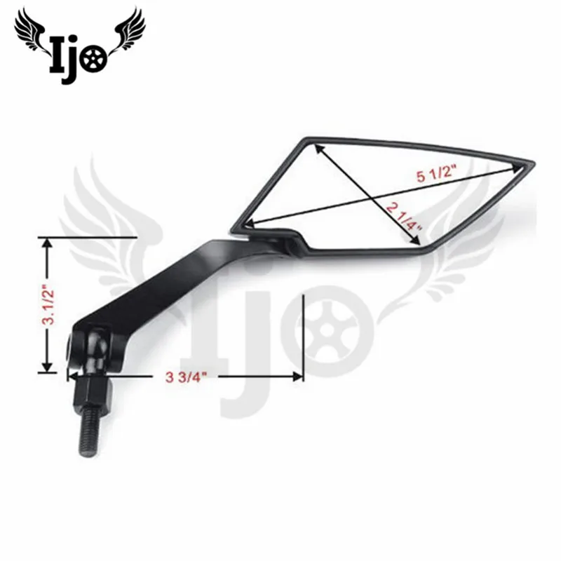 Мотоцикл retrovisor retroviseur espejos moto зеркало для honda dio hornet nmax tmax 500 аксессуары мотоциклов