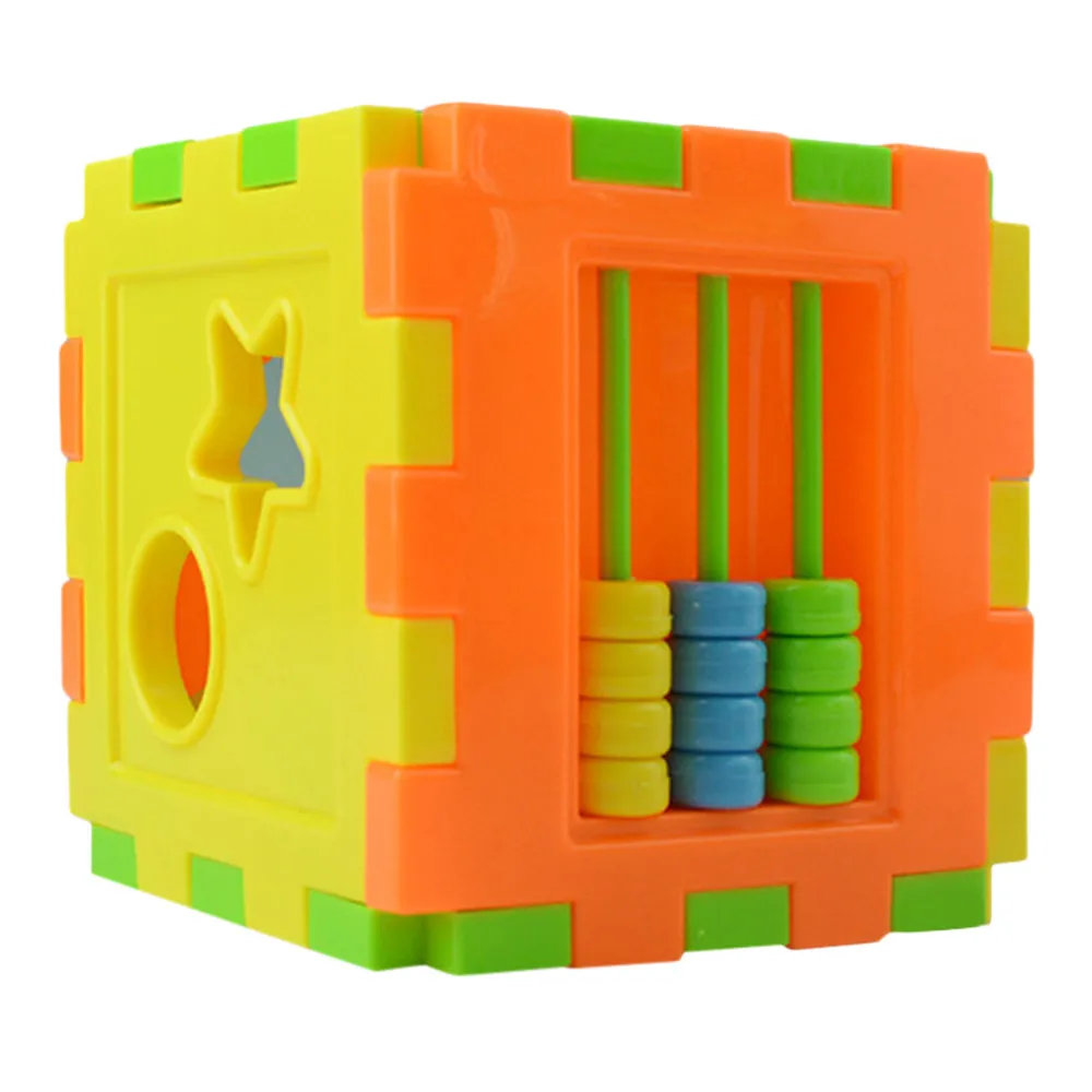 Пластиковые Пазлы детский контейнер Ранние развивающие детские игры Детская
