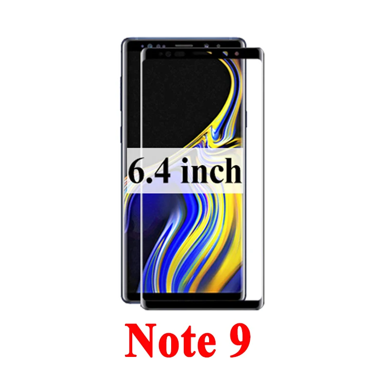 3D для samsung galaxy s9 plus, защитное стекло samsun galax note 9, закаленное защитное покрытие sansung s note9, защитная пленка - Цвет: For Samsung Note 9