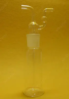 250 мл бутылка для промывки газа стиральная с прямой трубкой лабораторная