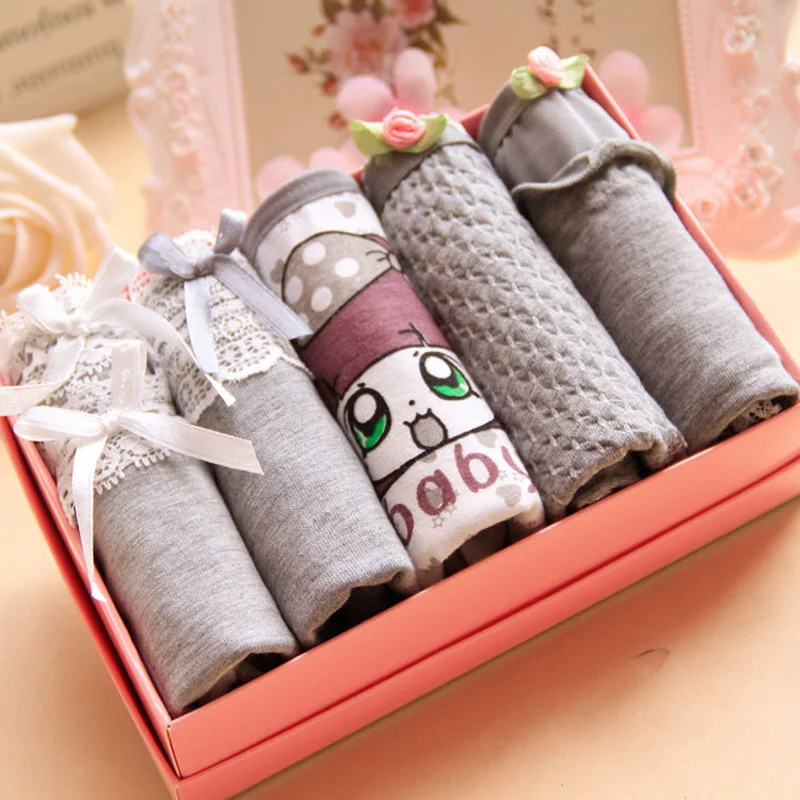 Calcinha Infantil/, партиями по 6 шт./пакет Cotton Candy полосатый молодых трусы для девочек с рисунками из мультфильма «подростков нижнее белье для брюк оптом A001