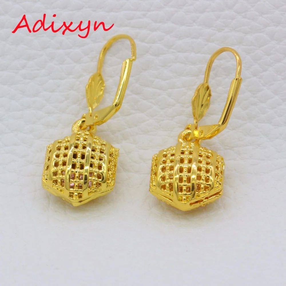 Adixyn ожерелье/серьги/подвеска в Африканском эфирском Судане золотого цвета