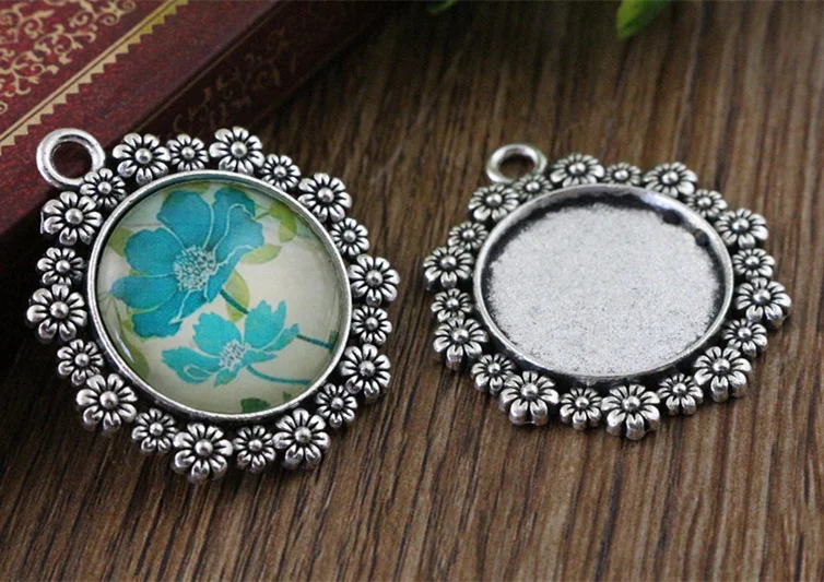 10 шт 20 мм Внутренний размер античный посеребренный розовый золотой черный