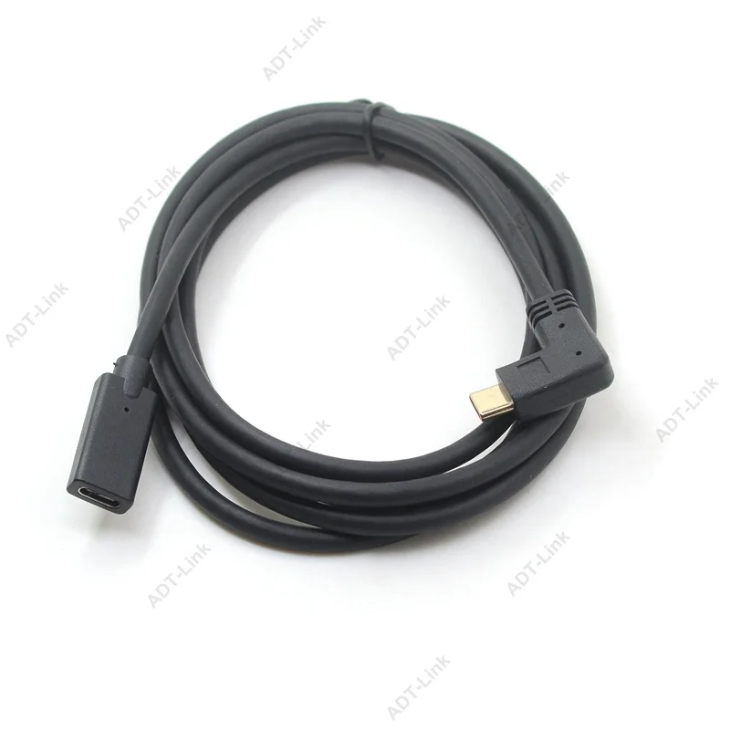Угловой кабель-удлинитель для передачи данных типа C USB 3 1 мужчин и женщин 0 м 6 8 фут