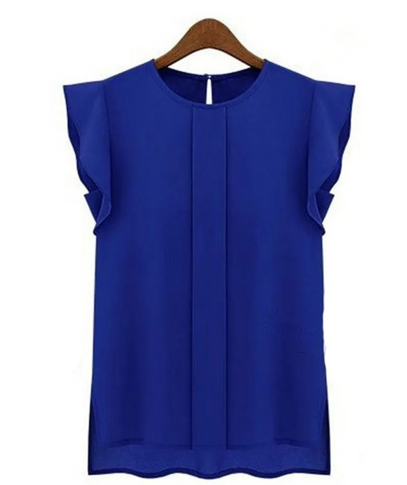 Шифоновые блузки женские повседневные блузы сексуальные летние базовые с